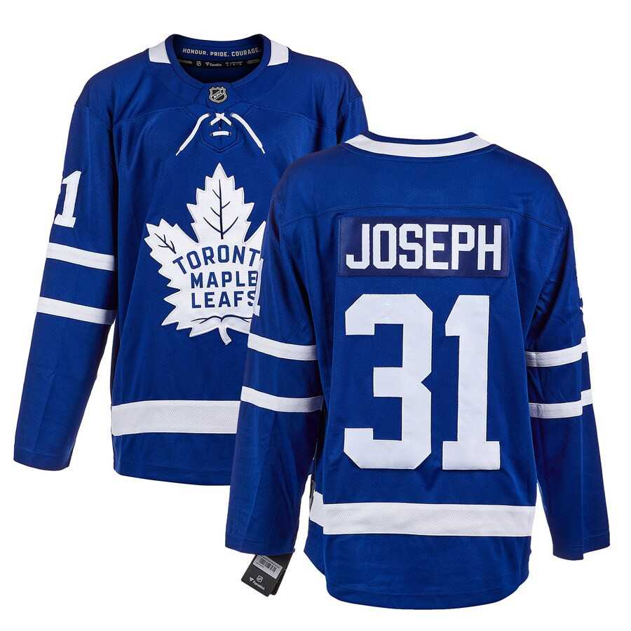 Men%27s Toronto Maple Leafs #31 Curtis Joseph Blue Stitched Jersey Dzhi